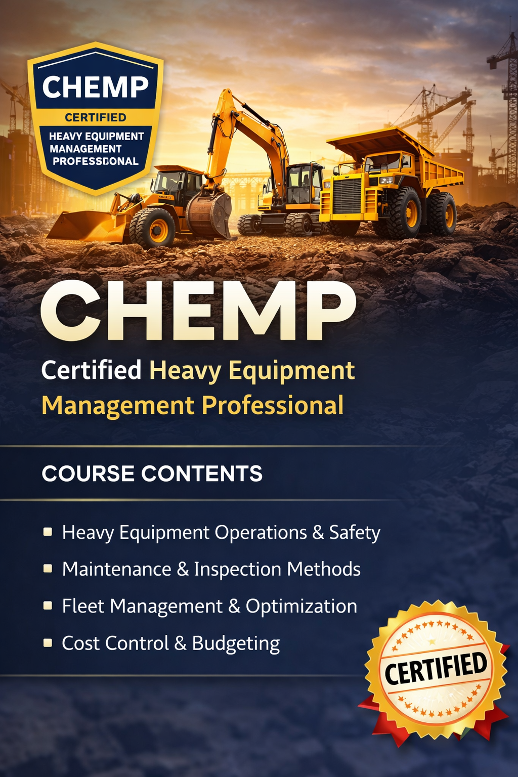 🏗️ Certified Heavy Equipment Management Professional (CHEMP)